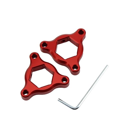 14MM 17MM Motorrad Tuning Ersatzteile Federgabel Vorspannung Teller for MT-09 B-KING Z800(Red14mm) von SAPIIKEF