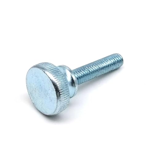2/5 stücke M3 M4 M5 M6 M8 M10 DIN464 GB834 Rändel Hohe Schritt Kopf Hand Festziehen Daumen Schraube Vorhang Wand Glas Lock rändelschraube Einstellen(Light blue,14MM_2PCS M6) von SAPIIKEF