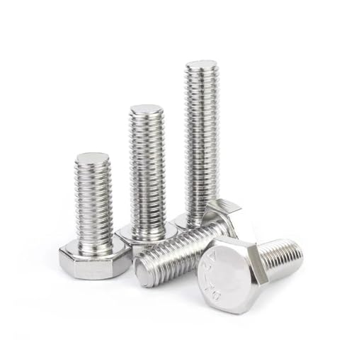 20 Stücke SS M3 Sechskantschraube A2-70 Edelstahl 304 DIN933 Metrisches Gewinde Außensechskantschraube Beständig(WLJ-M3X20-20Pcs) von SAPIIKEF