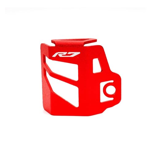 2025 For YZF R1 R1M YZFR6 YZF R3 R6 R7 R9 R1 R25 R125 Motorcycle CNC Rear Brake Fluid Reservoir Guard Cover Protector(Red-R7) von SAPIIKEF