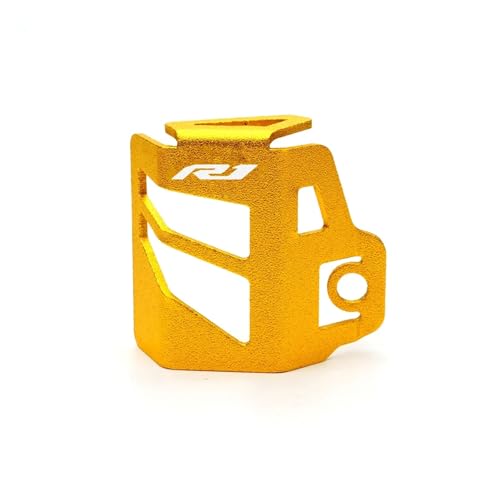 2025 for YZF R1 R1M YZFR6 YZF R3 R6 R7 R9 R1 R25 R125 Motorrad CNC Hinten Brems Flüssigkeit Reservoir Schutz abdeckung Schutz(Gold-R1) von SAPIIKEF