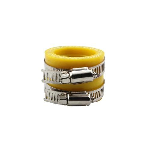 35mm 40mm Motorrad Farbe Vergaser Gummi Adapter Einlass Ansaugrohr Fit for Vergaser Zubehör(Dark Grey) von SAPIIKEF