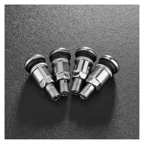 4 Stück explosionsgeschützte TR525-Vakuum-Reifenventile aus Stahl, Bohrung 11.3, universelle Reifenventile for Automobile und Motorräder mit Staubkappe 4 Stück explosionsgeschützte TR525-Vakuum-Reifenventile aus Stahl, Bohrung 11.3, universelle Reifenventile for Automobile und Motorräder mit Staubkappe von SAPIIKEF