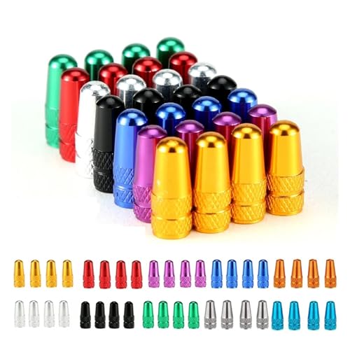 4 Teile/satz Aluminium Legierung Straße MTB Track Racing Bike Schlauch Reifen Fahrrad Reifen Rad Französisch Ventil kappe Presta AIR Ventil Kappen(Silver) von SAPIIKEF