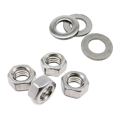 400/2100 Stück M1.6 M2 M2.5 M3 M4 M5 304 Edelstahl Sechskant-Innensechskantschrauben Schraubenmuttern Unterlegscheiben-Sortiment(Set C 1140pcs) von SAPIIKEF