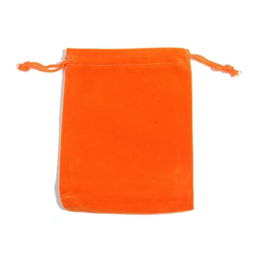 5–10 Stück/Menge Farbe Samt Kordelzug Beutel Multi-Größe Verpackung Beutel for Schmuck Süßigkeiten Lagerung Display Festival Geschenk Verpackung Beutel(Orange,7X9CM (10pcs)) von SAPIIKEF