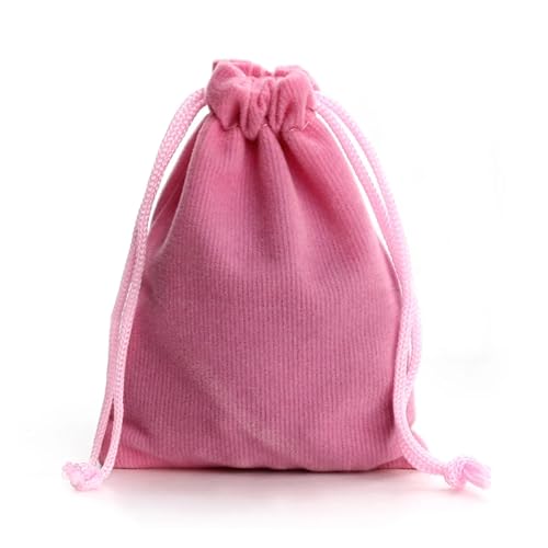 5–10 Stück/Menge Farbe Samt Kordelzug Beutel Multi-Größe Verpackung Beutel for Schmuck Süßigkeiten Lagerung Display Festival Geschenk Verpackung Beutel(Pink,7X9CM (10pcs)) von SAPIIKEF