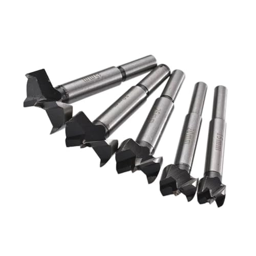 5-teiliges 15/20/25/30/35 mm Mehrzahn-Flachflügelbohrer-Set for die Holzbearbeitung, Lochschneider, Lochsäge, Scharnierbohrer-Set von SAPIIKEF