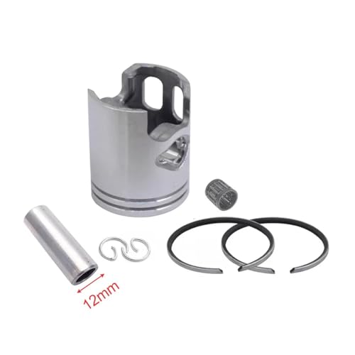 50cc Kolbenringe 40mm 10mm 12mm Handgelenkbolzenlager for Jog 2-Takt-Roller 50CC 2-Takt-ATV-Mopedmotor(With 12mm pin) von SAPIIKEF