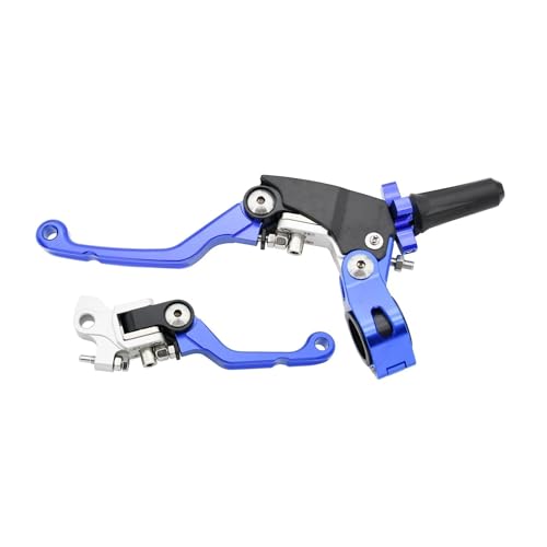 CNC Motorrad Bremse Kupplung Hebel 22mm Lenker Universal for Kayo T4 T6 K6 K6R for SX SXF XC XCF EXC EXCF(KL Blue 2 Set) von SAPIIKEF