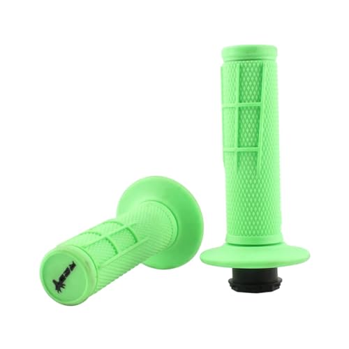 Enduro for Motocross Manschetten Griffe Motorrad Kreuz Griff Lenker Grip Gummi for Dirt Bike Tuning Griffe(Green) von SAPIIKEF