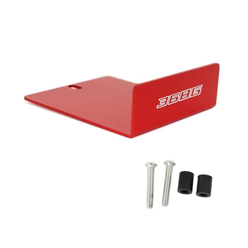 For 368G 368 G 368-G 501G Motorrad Modifizierter Gleichrichter Spritzwassergeschützte Schutzhülle Prallplatte Dekorative Abdeckplatte(Red-368G logo) von SAPIIKEF