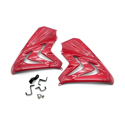 For CBR650R 2019 2020 2021 2022 2023 Motorradzubehörteile Rahmen Shark-Typ Spoiler Seitenverkleidung(Matte Red) von SAPIIKEF
