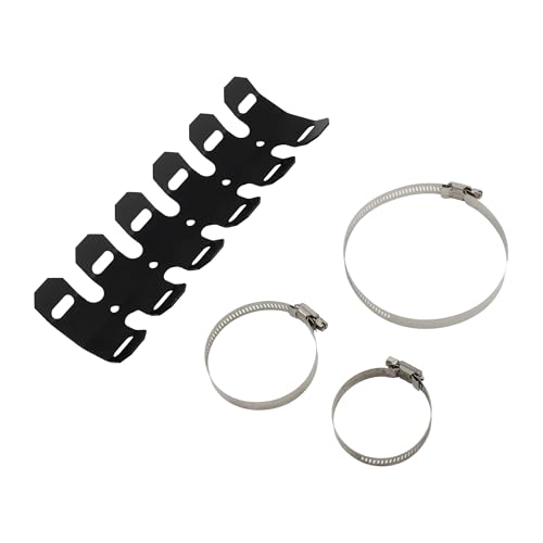 For CRF 450X Motocross Auspuff Schild Schutz Abdeckung for YZ125 YZ250 YZ450F Motorrad Auspuff Hitzeschild Enduro(Black) von SAPIIKEF