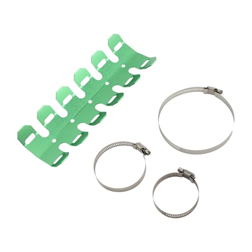 For CRF 450X Motocross Auspuff Schild Schutz Abdeckung for YZ125 YZ250 YZ450F Motorrad Auspuff Hitzeschild Enduro(Green) von SAPIIKEF