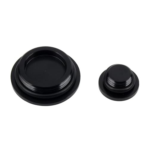 For CRF250R CRF 125 250 450 RALLY Motorrad Motor Timing Oli Filter Stecker Schraube Schrauben Set Motorrad Kappe Stecker(Black) von SAPIIKEF