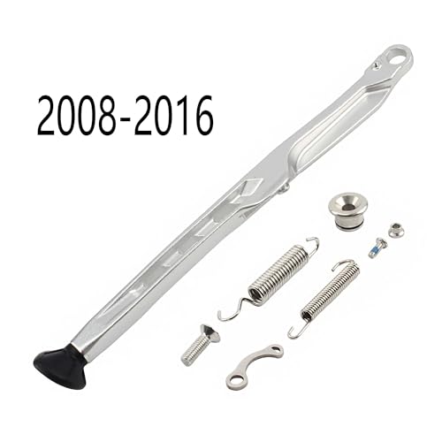 For EXC SECHS TAGE XC XCF XCR 125-500 Motorrad Motobike Seite Stehen Ständer Frühling Kit for 2008-2024(08-16silver) von SAPIIKEF