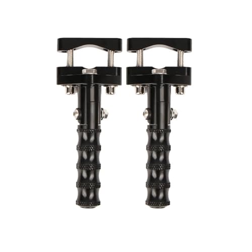 For G650GS R1100GS R NINE T for CB500X NC700X 22MM-28MM Oberen Unteren Crash Bar Moto Lazystep Autobahn Klapp Fußstütze(Black) von SAPIIKEF