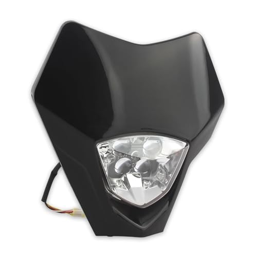 For Gas Ga EC 250 250F 300F EX 300 350F 450F MC 450 2021-2023 Kopf Licht Motocross Tuning Enduro motorrad Scheinwerfer Panel(Black coating) von SAPIIKEF