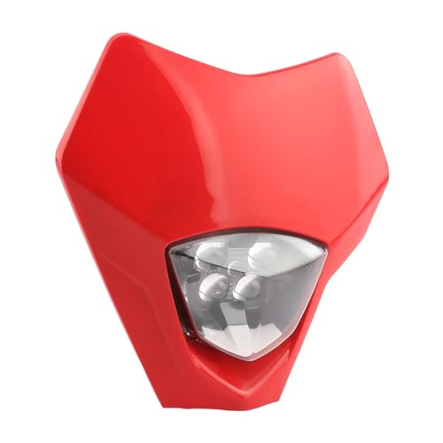 For Gas Ga EC 250 250F 300F EX 300 350F 450F MC 450 2021-2023 Kopf Licht Motocross Tuning Enduro motorrad Scheinwerfer Panel(Red) von SAPIIKEF