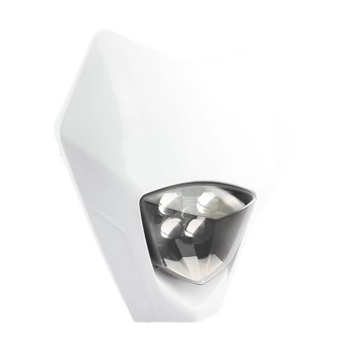 For Gas Ga EC 250 250F 300F EX 300 350F 450F MC 450 2021-2023 Kopf Licht Motocross Tuning Enduro motorrad Scheinwerfer Panel(White) von SAPIIKEF