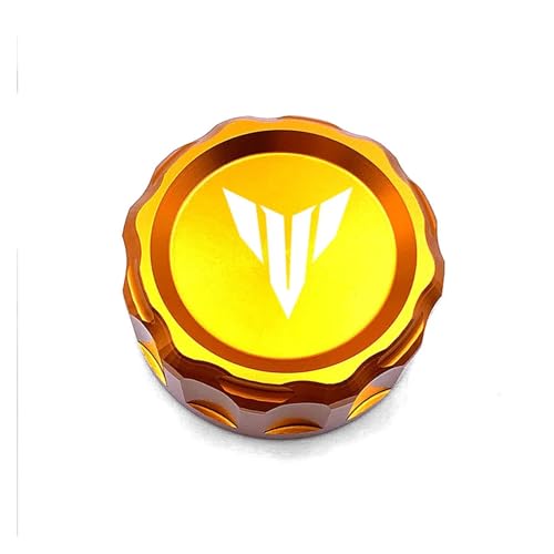 For MT07 FZ07 MT09 SP FZ09 MT10 MT03 MT25 MT125 Motorcycle CNC Oil Tank Cap Rear Brake Fluid Reservoir Cover 2023 2024(Orange) von SAPIIKEF