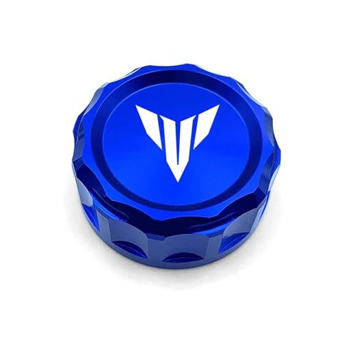 For MT07 FZ07 MT09 SP FZ09 MT10 MT03 MT25 MT125 Motorrad CNC Öltankdeckel Abdeckung des hinteren Bremsflüssigkeitsbehälters 2023 2024(Blue) von SAPIIKEF