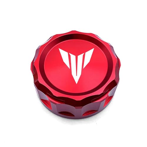 For MT07 FZ07 MT09 SP FZ09 MT10 MT03 MT25 MT125 Motorrad CNC Öltankdeckel Abdeckung des hinteren Bremsflüssigkeitsbehälters 2023 2024(Red) von SAPIIKEF