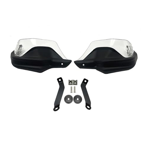 For NC750X NC750 X NC750S NC700X CB500X 2013-2023 Motorcycle Handguard Hand Protection Wind Shield Hand Guards Cover(Black Clear Set) von SAPIIKEF