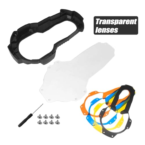 For R1250GS Adventure R1200GS LC ADV Edition R 1250 GS 2013-2023 Motorrad Scheinwerferschutz Scheinwerferschutzabdeckung(Transparent Glass U) von SAPIIKEF