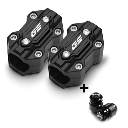 For R1250GS R1200GS LC ADV f850 gs F750GS F650GS F850GS G310GS/R Stoßfängerschutzblock Motorschutzabdeckung Zubehör(Two black) von SAPIIKEF