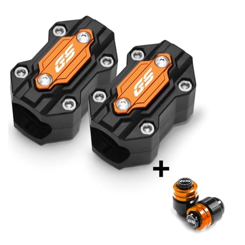 For R1250GS R1200GS LC ADV f850 gs F750GS F650GS F850GS G310GS/R Stoßfängerschutzblock Motorschutzabdeckung Zubehör(Two orange) von SAPIIKEF