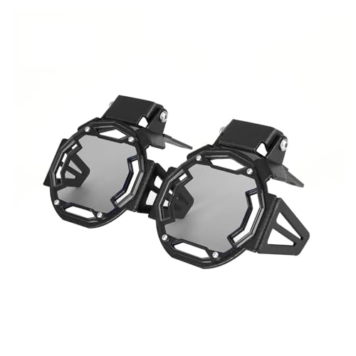 For R1250GS R1250 R 1250 GS ADV Abenteuer 2018 2019 2020 2021 2022 Motorrad Nebel Lampe Licht Abdeckung Schutz Grille Protector(Black) von SAPIIKEF