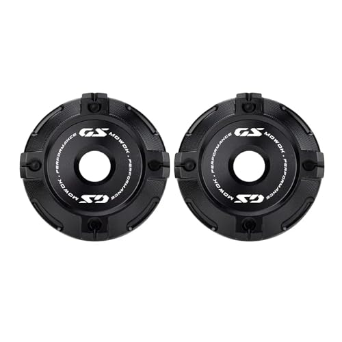 For R1300GS GS1300 R1300 GS R 1300GS ADVENTURE ADV 2024 2025 Motorcycle Accessories CNC Front Forks Trim Cover Cap R 1300 GS(Black-GS) von SAPIIKEF
