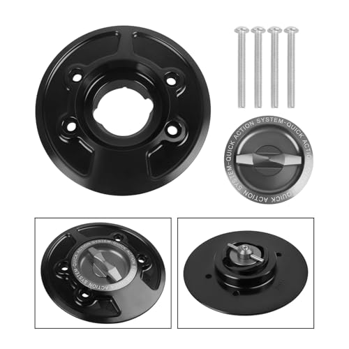 For S1000RR S1000R HP4 K1600GT K1600GTL R1200GS ADV R 1200 R CLASSIC HP2 Keyless Quick Release Tank Tankdeckel Gas Abdeckung(Titanium) von SAPIIKEF