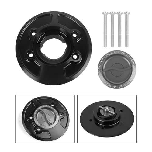 For S1000RR S1000R HP4 K1600GT K1600GTL R1200GS ADV R 1200 R CLASSIC HP2 Keyless Quick Release Tank Tankdeckel Gas Abdeckung(Titanium-S) von SAPIIKEF