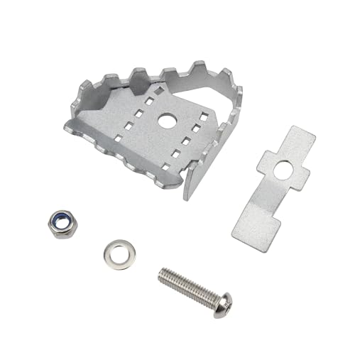For XTZ700 Tenere 700 T7 Motorrad Bremshebel Verlängerung Pedal Motocross Schritt Platte Vergrößern Extender 2019-2023(Silvery) von SAPIIKEF