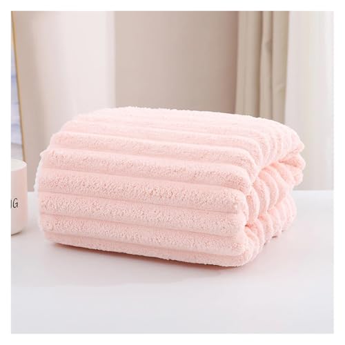 Großes, Dickes Badetuch for Erwachsene aus Korallenvlies, saugfähig, saugfähig und schnell trocknend, multifunktionale Mikrofaser-Badetücher(Pink,35x75cm) von SAPIIKEF