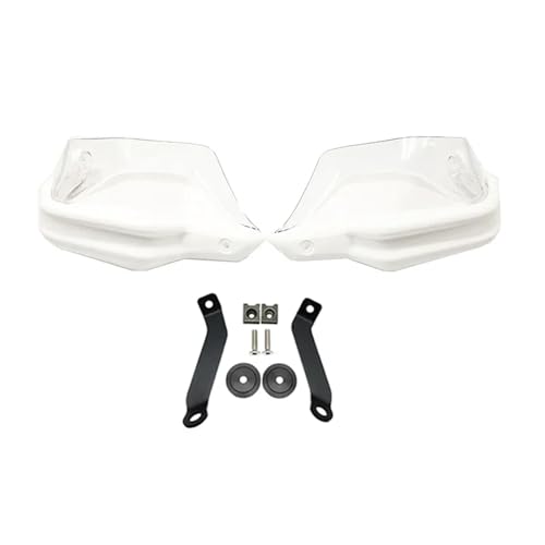 Handschutzverlängerung for NX400 NX 400 NX500 2023 2024- Handschutz-Kit Lenker-Windschutz-Zubehör NX500-Handprotektoren(White Clear Set) von SAPIIKEF