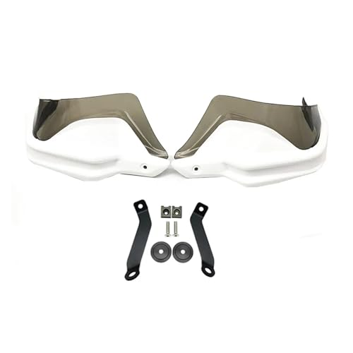 Handguard Extension For NX400 NX 400 NX500 2023 2024- Hand Guard Kit Handlebar Wind Cover Accessories NX500 Handguards(White Green Set) von SAPIIKEF