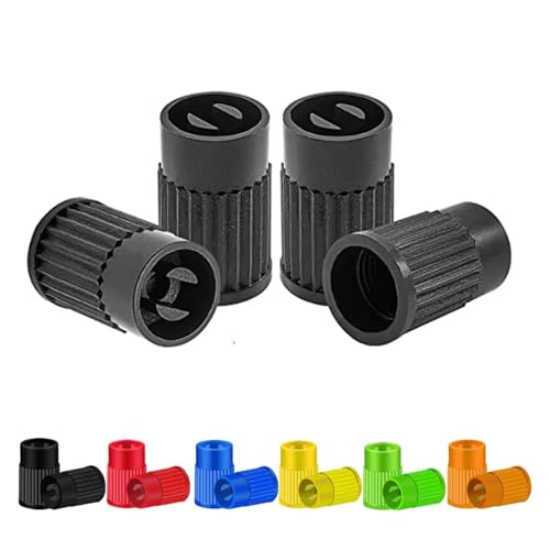 Kunststoff-Reifenventilkappen, integriertes Werkzeug for Entfernen des Ventileinsatzes, universelle Schaftabdeckungen for Autos, Fahrräder und Fahrräder, LKWs, Motorräder(Red-30Pcs) von SAPIIKEF