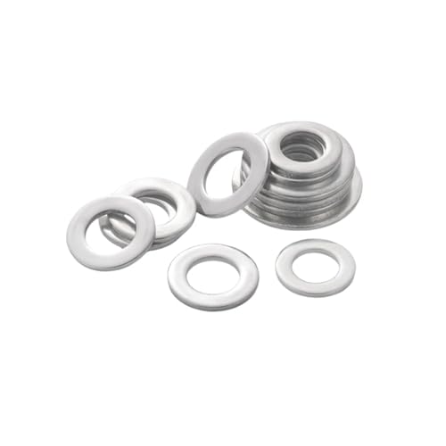 M3-M24 100 Stück/1 Stück DIN215 304/A2-70 Edelstahl metrische Unterlegscheibe for Bolzenschraube GB97 verschiedene Metall-Sicherungsscheiben(M20-2pcs) von SAPIIKEF