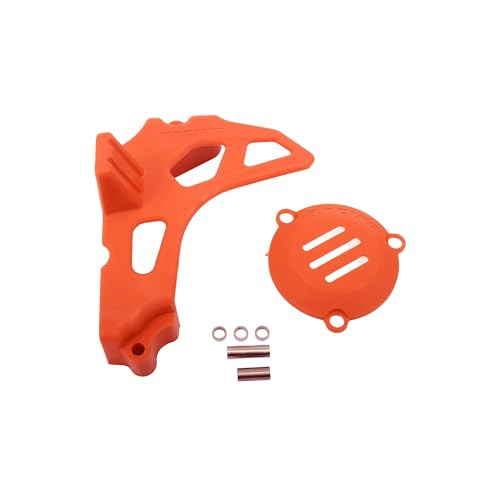 Motocross Motor Schutzhülle for XCF SXF EXCF Sixdays for TE TC 2017-2021 Motorrad Zubehör Enduro(Orange) von SAPIIKEF