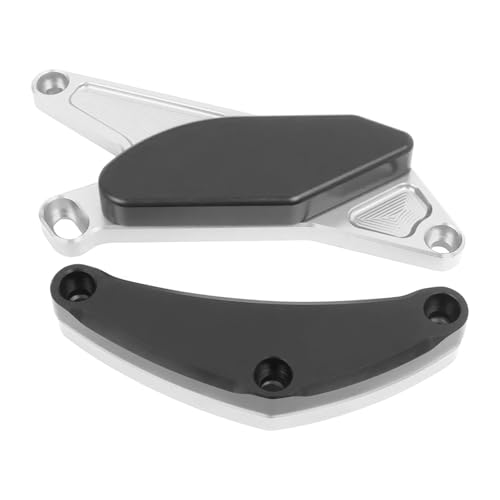 Motor Stator Fall Schutz Slider Crash Pad Rahmen Sliders Protector for GSXR GSX-R 600 750 GSXR600 GSXR750 K6 K7 K8 06-20(Silver) von SAPIIKEF