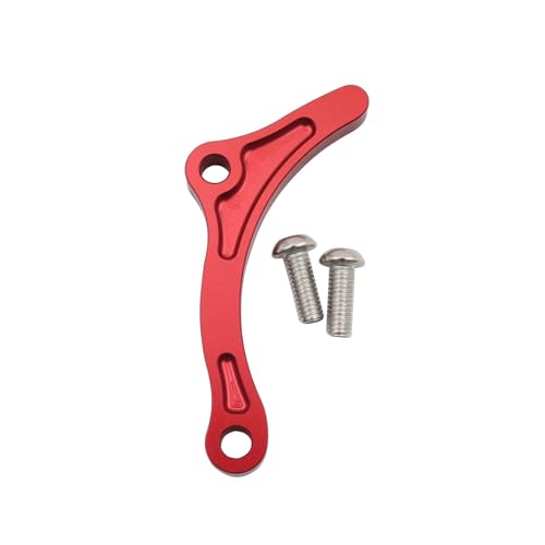 Motorcycle CNC Aluminum Sprocket Protection Bracket Cover For CRF250R CRF450R CRF450X CRF250R 450R 450X 2002-2020(CRF-03 Red) von SAPIIKEF