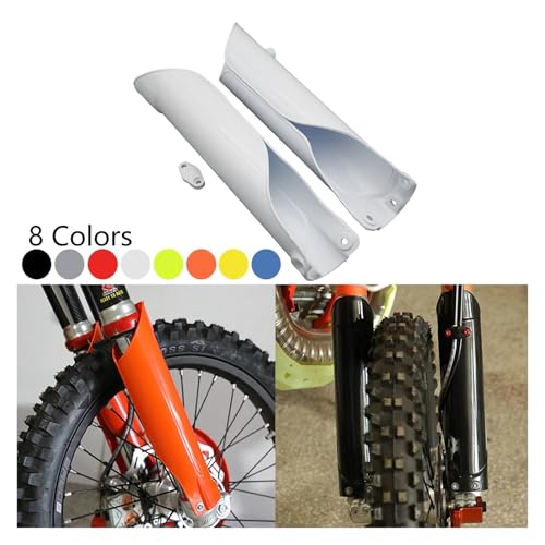 Motorcycle Fork Cover Shock Absorber Guard Protector For EXC250 SXF250 XCF250 EXC EXCF SX SXF XC XCF XCW XCFW TPI 2015-2023(Titanium) von SAPIIKEF