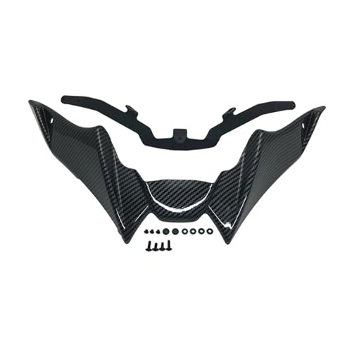 Motorcycle Front Wheel Fender Beak Nose Cone Extension Extender Cowl Spoiler Cover For MT-09 MT09 SP 2021 2022 2023(Carbon Look) von SAPIIKEF