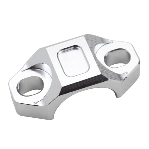 Motorrad ATV Handdruck Kupplung Bremspumpe CNC Feste Aluminium Block Abdeckung(Silver) von SAPIIKEF