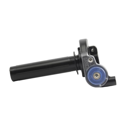 Motorrad Beschleuniger Gasgriffe Schnell Drehen Zubehör 22MM Racing Universal Lenker Pit Bike Teile Motocross(Blue) von SAPIIKEF