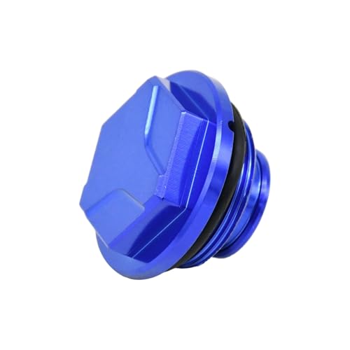 Motorrad CNC Hinten Brems Flüssigkeit Reservoir Abdeckung Kappe Fit for EXC EXCF XC XCF XCW XCFW SX SXF 125-530 TPI Sechs Tage 2004-2024(Blue) von SAPIIKEF
